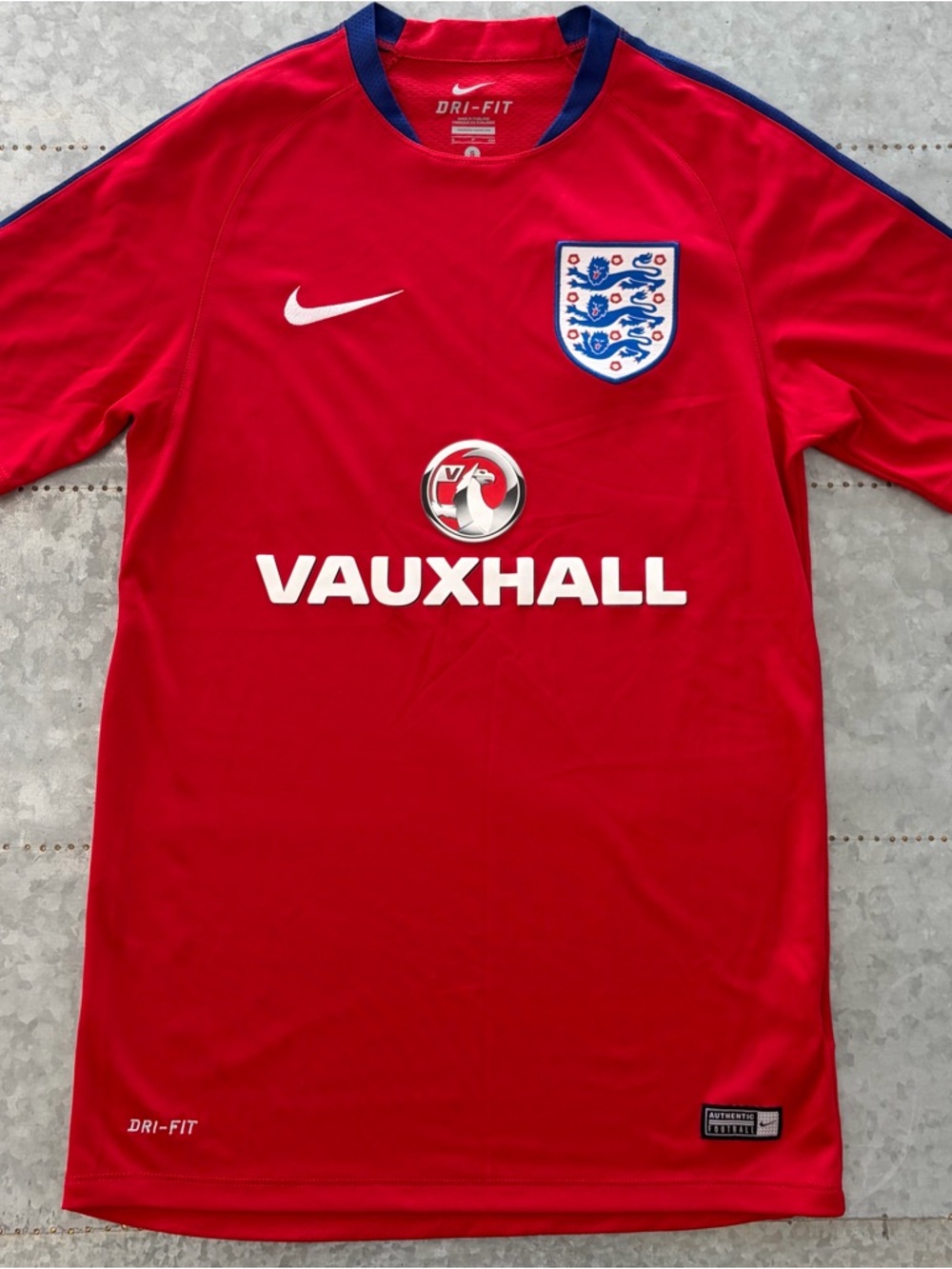 Nike Vauxhall Motors Football Club Training Shirt, Jack Wilshere, 2014, MEDIUM
